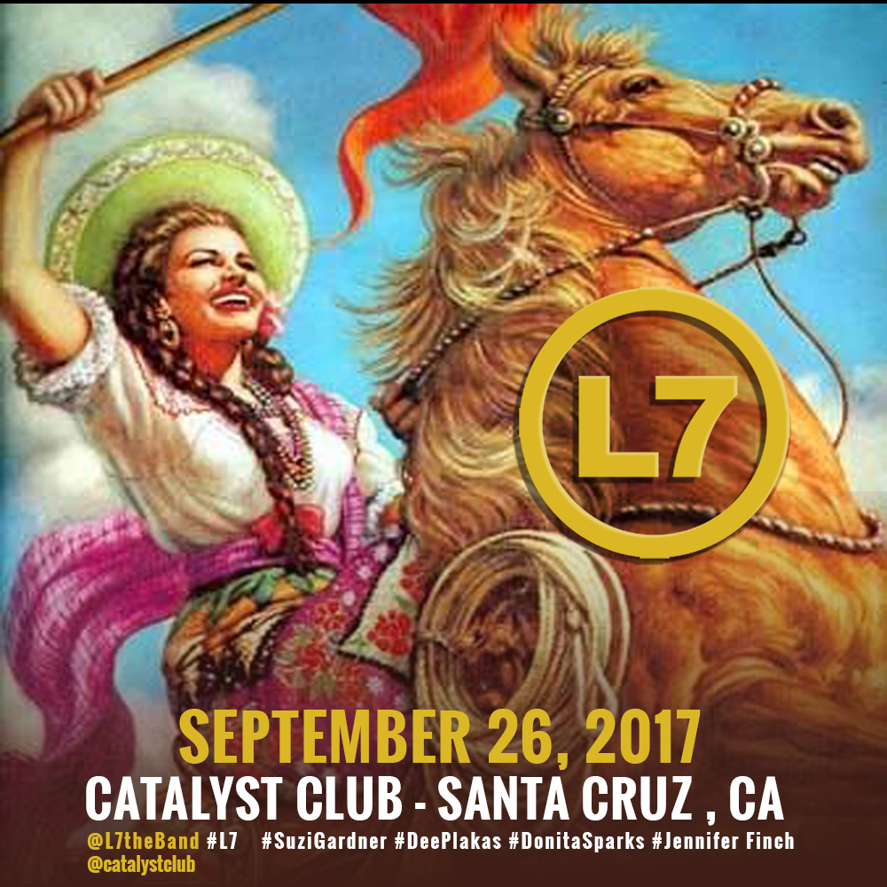 L7 to play Santa Cruz September 26, 2017