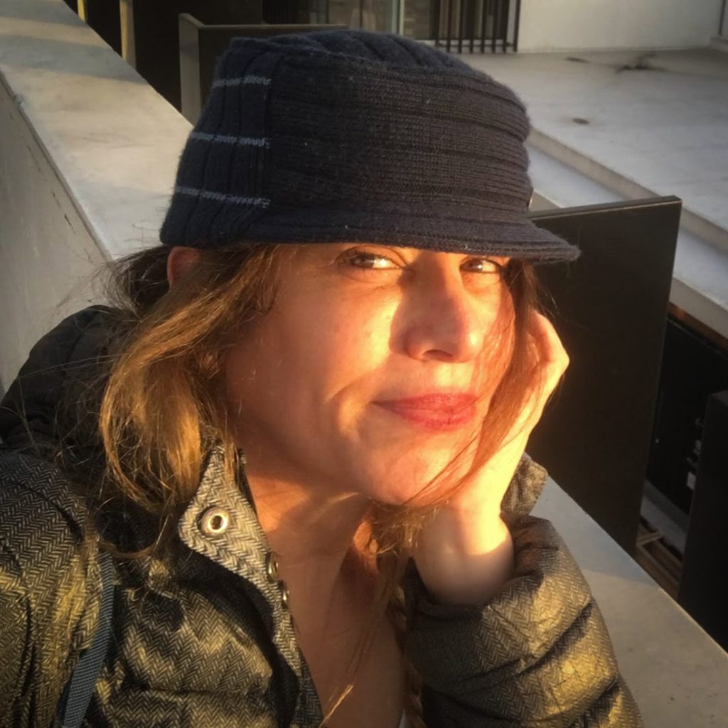 Jennifer Precious Finch selfie in Culver City while wearing a hat and a jacket