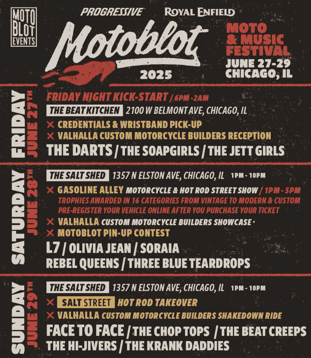 Motoblot x L7: Bringing the Noise Back to Chicagoland!